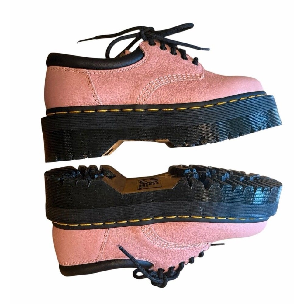 NEW Dr Martens 8053 Quad Jadon Women 6 Pink Leather Platform Pisa Oxford Black